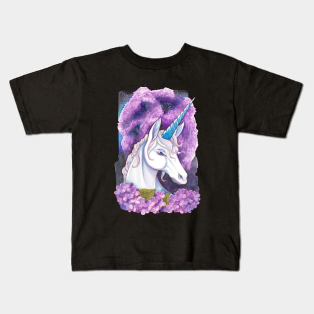 The Last Unicorn Kids T-Shirt by ProfessorBees